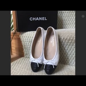 CHANEL Ballerina Flats 37.5